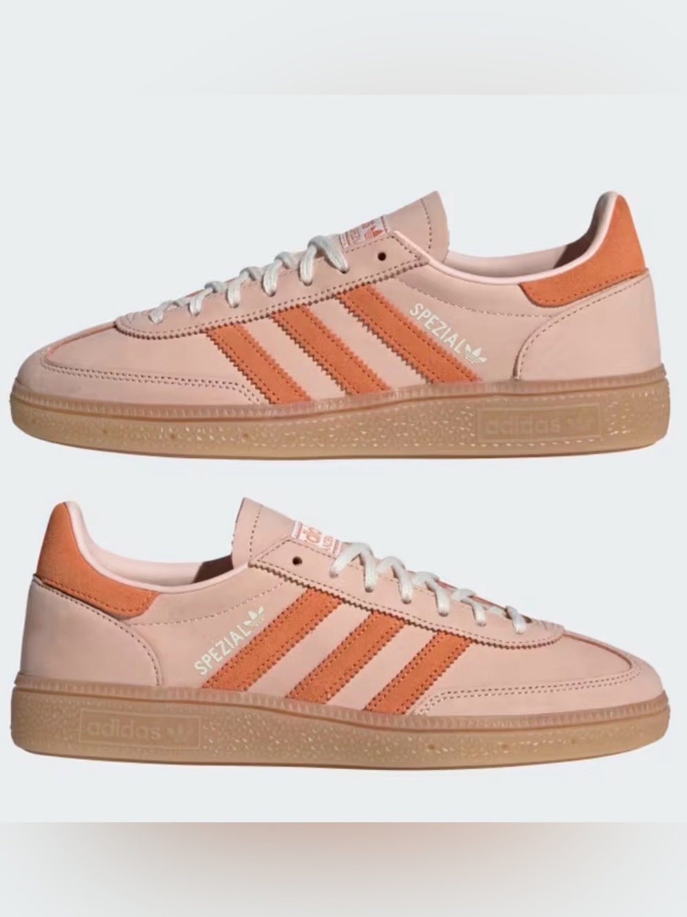 adidas Handball Spezial Blush Pink & Orange Sneakers